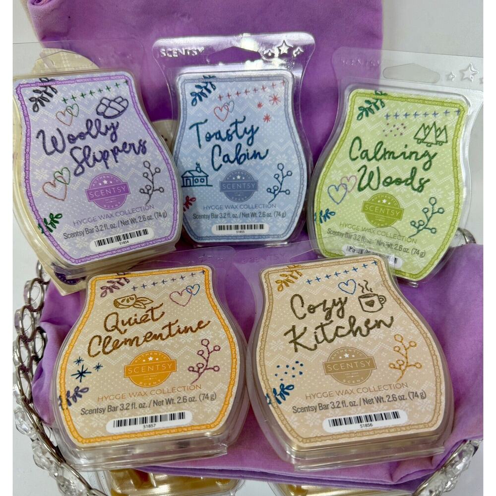 Scentsy Hygge Wax Collection~Retired/Very Rare/HTF~5 Bar Collection~Read Bellow